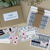 Image 1 of Thinking of You Card Making Kit for Adults to DIY Spring Greeting Cards