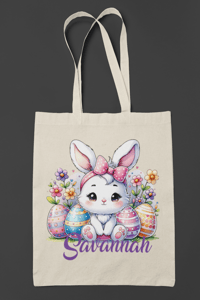 Image 1 of Custom Easter Tote Bags