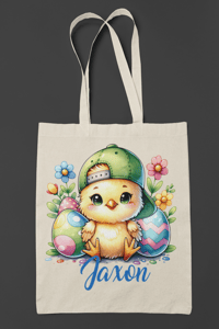 Image 3 of Custom Easter Tote Bags