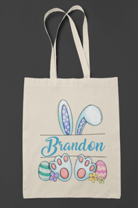 Image 6 of Custom Easter Tote Bags
