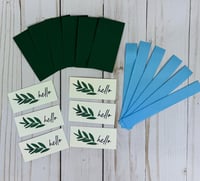 Image 6 of Blue Hydrangea Flower Card Making Kit for Adults to DIY 6 Floral Hello Greeting Cards