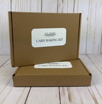 Image 9 of Blue Hydrangea Flower Card Making Kit for Adults to DIY 6 Floral Hello Greeting Cards