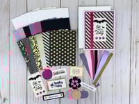 Image 1 of Halloween Card Making Kit for Adults to DIY 6 Assorted Pastel Halloween Cards