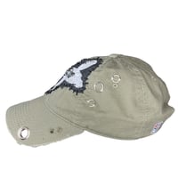 Image 3 of koi fish patch hat