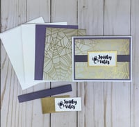 Image 6 of Halloween Card Making Kit for Adults to DIY 6 Assorted Pastel Halloween Cards