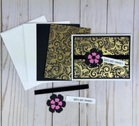 Image 7 of Halloween Card Making Kit for Adults to DIY 6 Assorted Pastel Halloween Cards