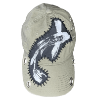 Image 1 of koi fish patch hat