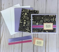 Image 9 of Halloween Card Making Kit for Adults to DIY 6 Assorted Pastel Halloween Cards