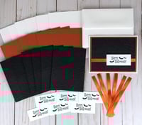 Image 1 of Halloween Card Making Kit for Adults to DIY 6 Happy Halloween Greeting Cards