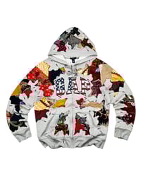 Image 1 of Re-worked 1 of 1 GAP Batik Patchworks Riot Hoodie Size M