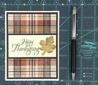 Image 6 of Thanksgiving Card Making Kits for Adults to DIY 6 Autumn Greeting Cards with Leaves