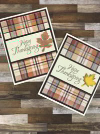 Image 7 of Thanksgiving Card Making Kits for Adults to DIY 6 Autumn Greeting Cards with Leaves