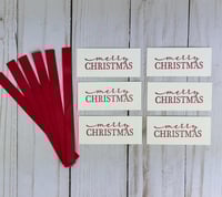 Image 5 of Merry Christmas Card Making Kit for Adults to DIY 6 Winterberries Holiday Cards