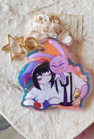 Image of Funnybunny Clear Acrylic Charm