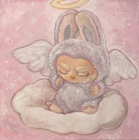 purple labubu angel ๐ผ๐ผโจ