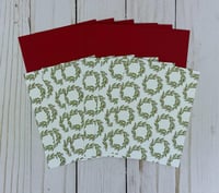Image 4 of Merry Christmas Card Making Kit for Adults to DIY 6 Wreath Holiday Cards