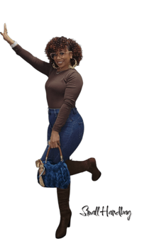 Image 2 of Small Hand-Knitted Handbag (made to order)