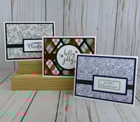Image 2 of Christmas Card Making Kit for Adults to DIY 6 Assorted Holiday Cards