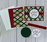 Image 5 of Christmas Card Making Kit for Adults to DIY 6 Assorted Holiday Cards