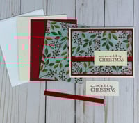 Image 8 of Christmas Card Making Kit for Adults to DIY 6 Assorted Holiday Cards