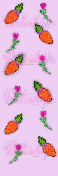 Carrot Bookmark (Digital File)