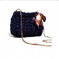Image 2 of Medium Hand-Knitted Handbag (made to order)