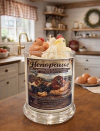 Henopause Candle