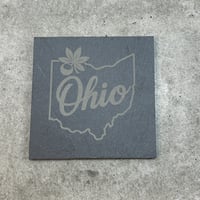 Image 3 of Slate Coaster Set - Ohio