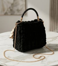 Image 2 of Large Hand-Knitted Handbag (made to order)