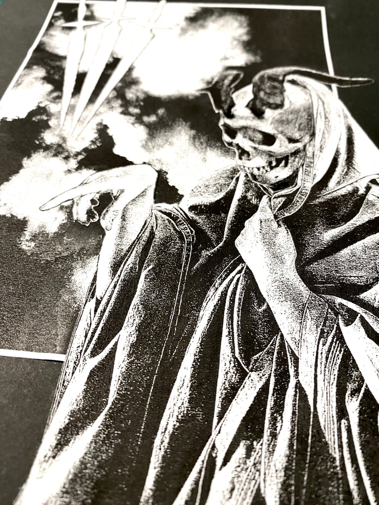 Image of 'horned reaper' original collage