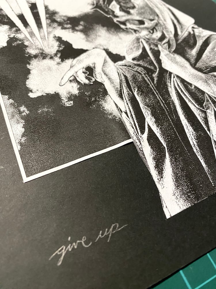 Image of 'horned reaper' original collage