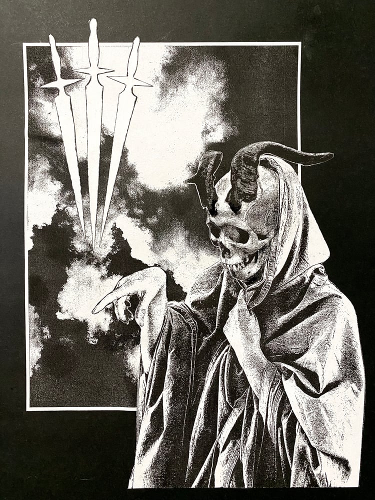 Image of 'horned reaper' original collage
