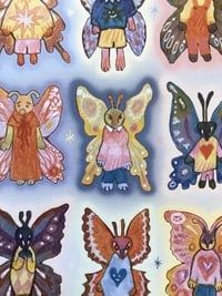 Image 2 of Butterflies - A6 sticker sheet
