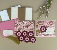 Image 1 of Valentine Card Making Kit for Adults to DIY 6 Love Valentine Cards