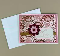 Image 2 of Valentine Card Making Kit for Adults to DIY 6 Love Valentine Cards