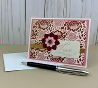 Image 6 of Valentine Card Making Kit for Adults to DIY 6 Love Valentine Cards