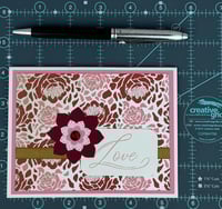 Image 7 of Valentine Card Making Kit for Adults to DIY 6 Love Valentine Cards
