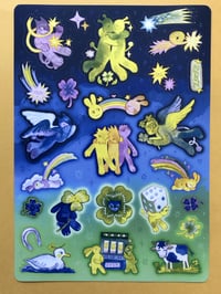 Image 1 of LUCKY - A5 sticker sheet 