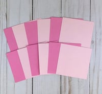 Image 4 of Mini Valentine Card Making Kit to DIY 12 Small Cards with Envelopes