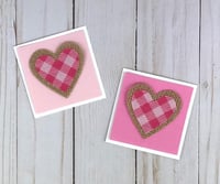 Image 2 of Mini Valentine Card Making Kit to DIY 12 Small Cards with Envelopes