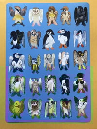 Image 1 of BIRDS - A5 sticker sheet