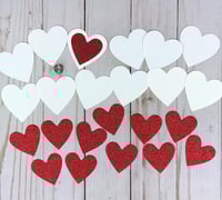 Image 5 of Valentine Card Making Kits for Adults to DIY 6 Glitter Valentine's Day Cards