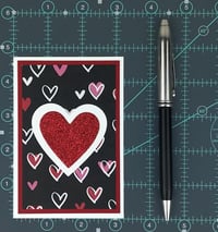 Image 8 of Valentine Card Making Kits for Adults to DIY 6 Glitter Valentine's Day Cards