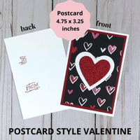 Image 7 of Valentine Card Making Kits for Adults to DIY 6 Glitter Valentine's Day Cards