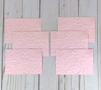 Image 4 of Valentine Card Making Kits for Adults to DIY 6 Embossed Valentine's Day Cards
