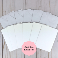 Image 6 of Valentine Card Making Kits for Adults to DIY 6 Embossed Valentine's Day Cards