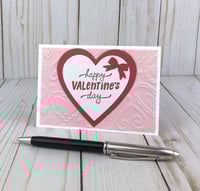 Image 3 of Valentine Card Making Kits for Adults to DIY 6 Embossed Valentine's Day Cards