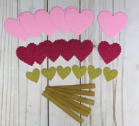 Image 6 of Valentine Card Making Kit for Adults to DIY 6 I Love You Valentine Cards