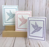 Image 4 of Sympathy Card Making Kit to DIY 6 Hummingbird Greeting Cards