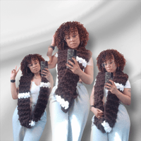 Image 1 of Two Toned Scraves 